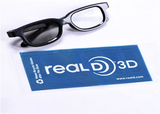Kundenspezifische Polytasche, die nicht ätzendes heiß versiegelbares für wirkliche Gläser 3d verpackt